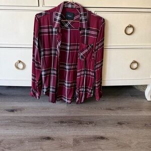 Rails Burgundy Plaid Button-Down Shirt